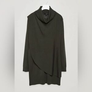 COS Wool Dress - Size Medium - Khaki